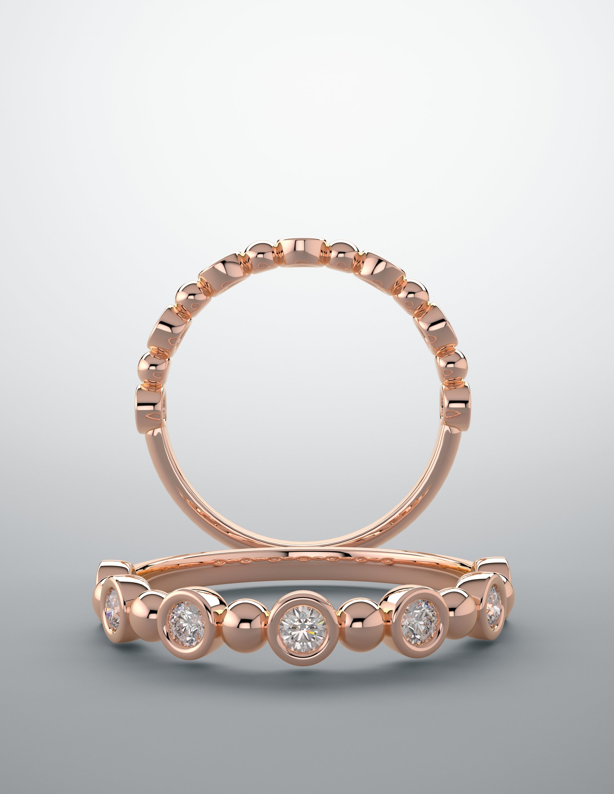 14K Yellow 1/3 CTW Diamond Anniversary Band 