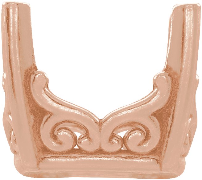Vintage-Inspired Scroll Basket Setting