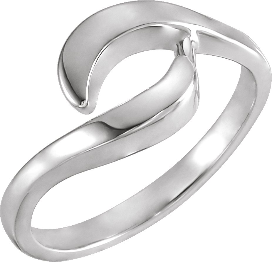 18K White Remount Open Shank