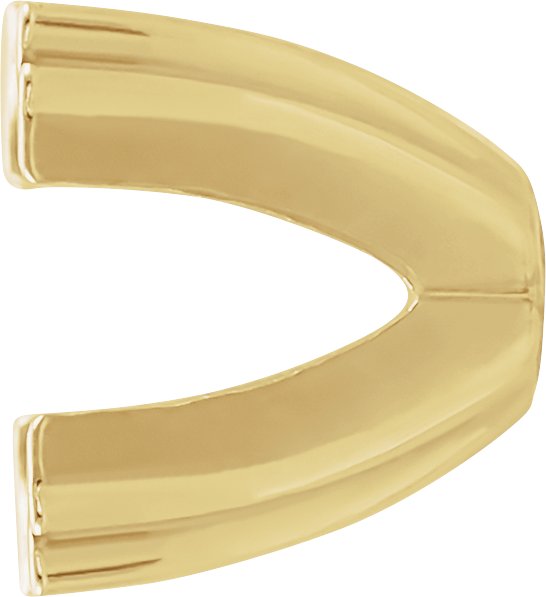 Round Twin-Prong Earring Setting