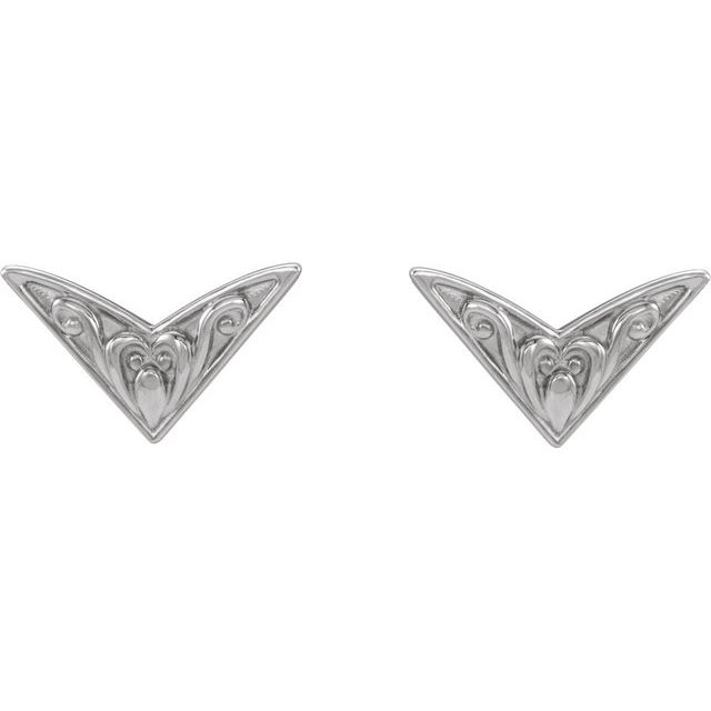 Sterling Silver Sculptural-Inspired Earrings