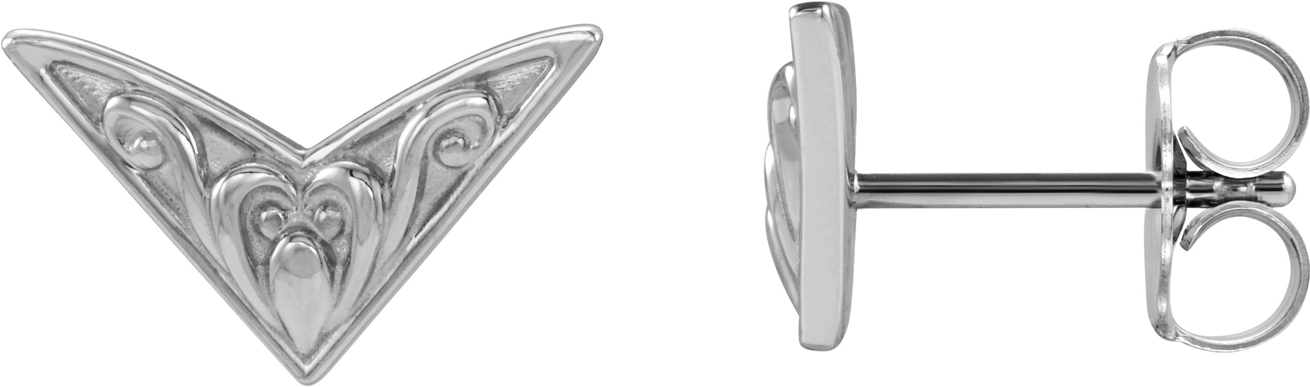 Sterling Silver Sculptural-Inspired Earrings