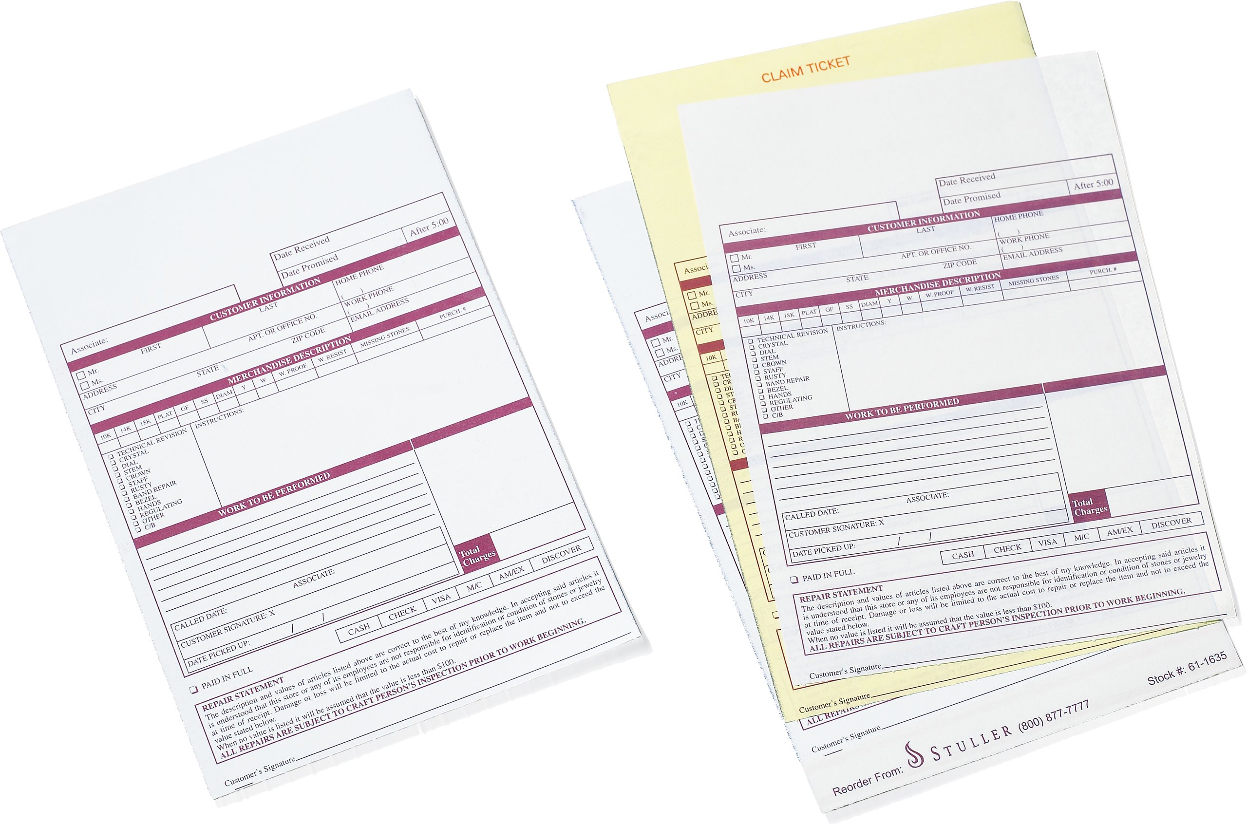 Repair Envelope Organizer with Dividers