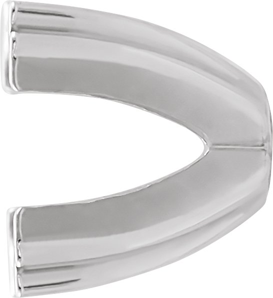 Round Twin-Prong Earring Setting
