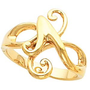 14K Yellow Freeform Ring