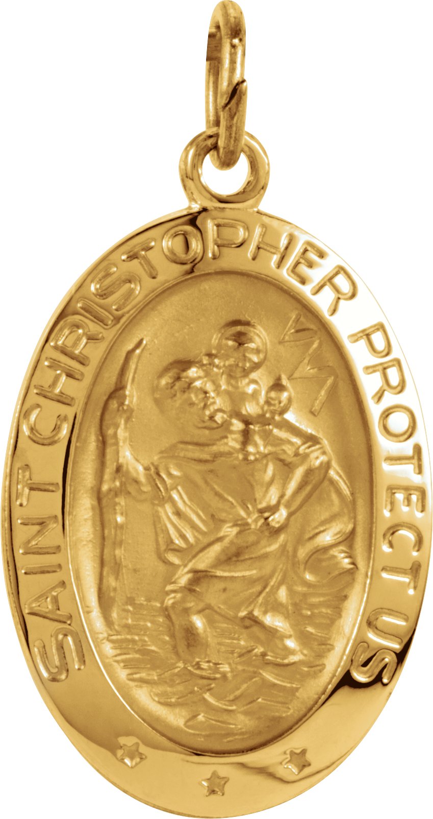 Religious Fashion | St. Christopher Medal Necklace or Pendant  