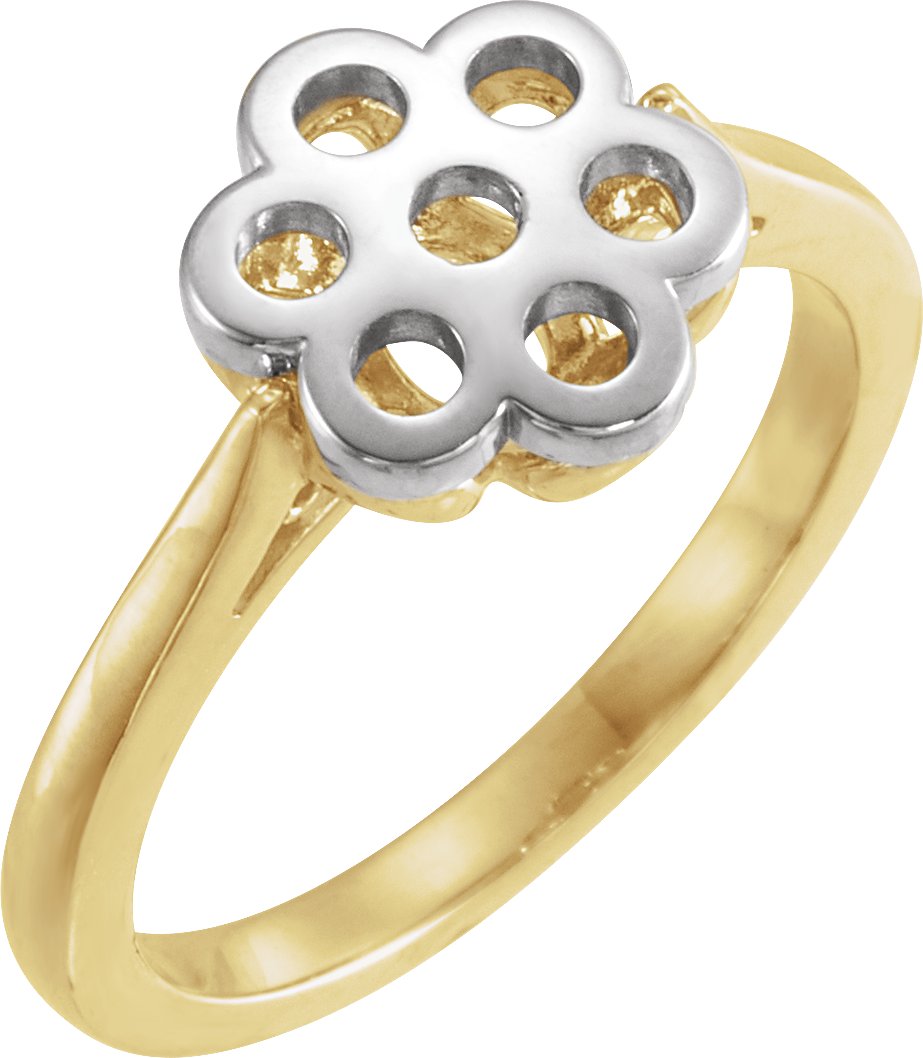 7-Stone Cluster Ring Mounting
