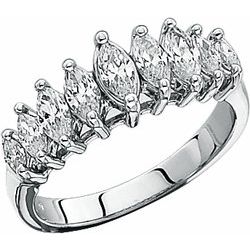 9-Stone Marquise Anniversary Ring Mounting