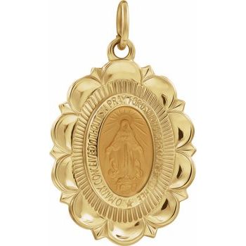 Miraculous Medal 22 x 16mm Ref 209522