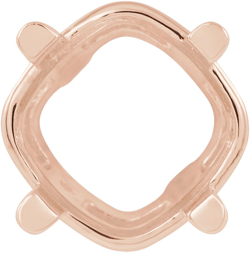 Cushion 4-Prong Slide Pendant