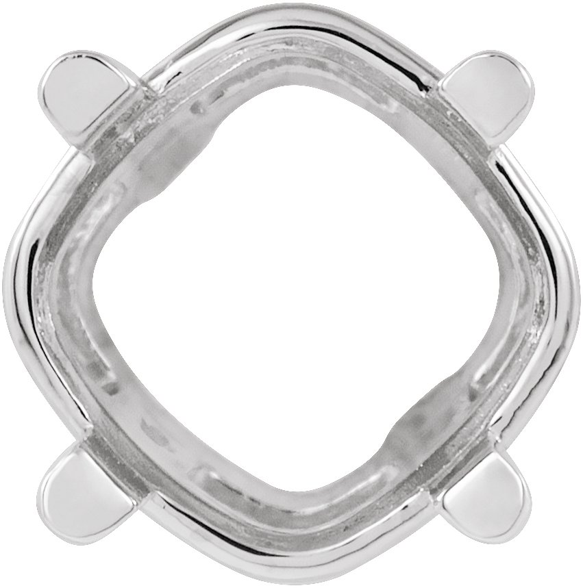Cushion 4-Prong Slide Pendant