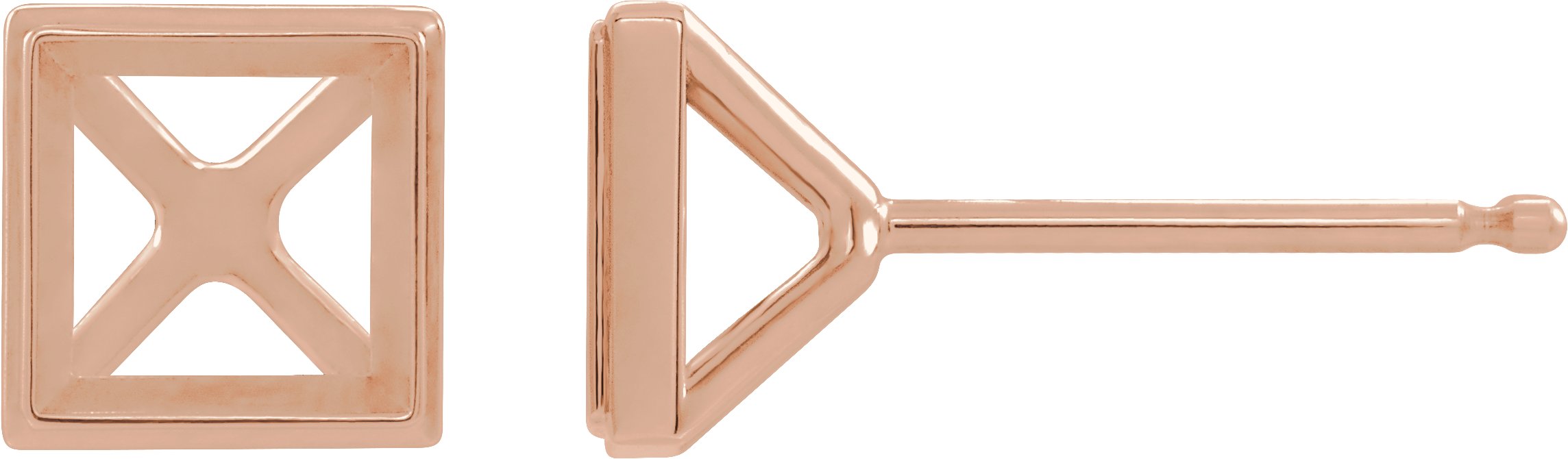 Bezel-Set Cocktail-Style Earrings