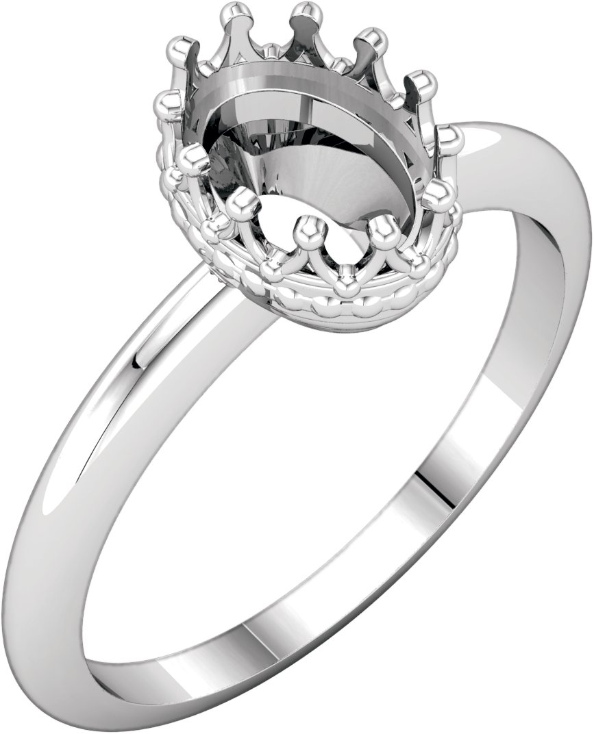 Crown Cabochon Ring