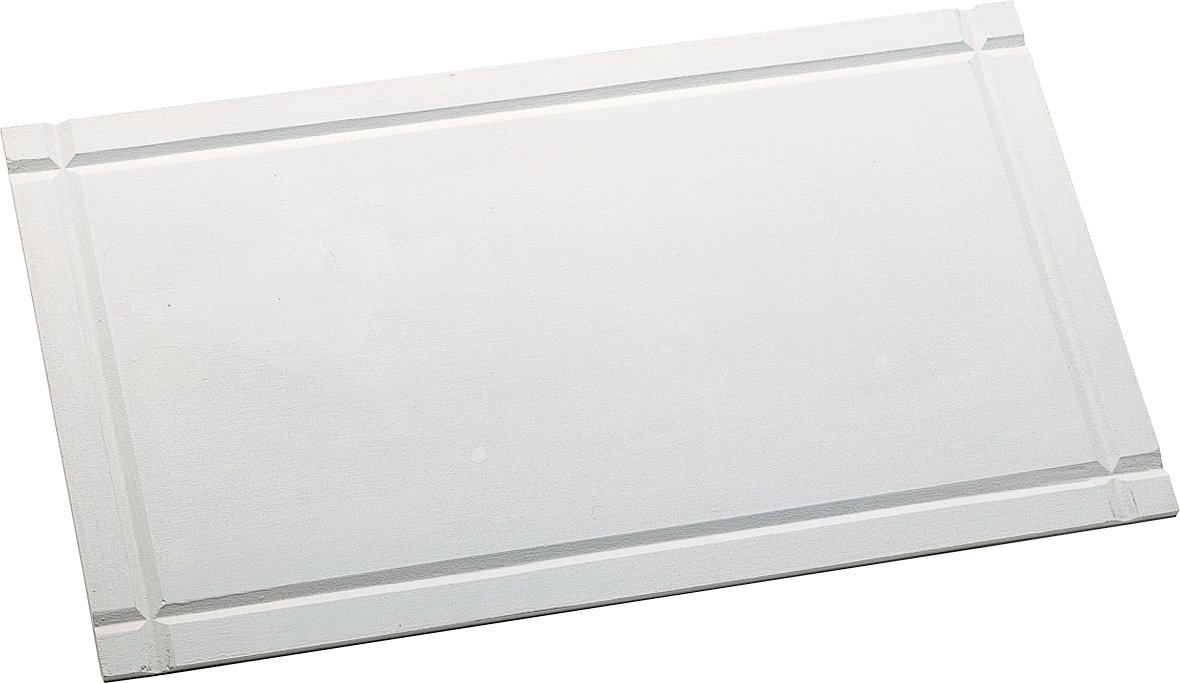 Enameled Bench Plate