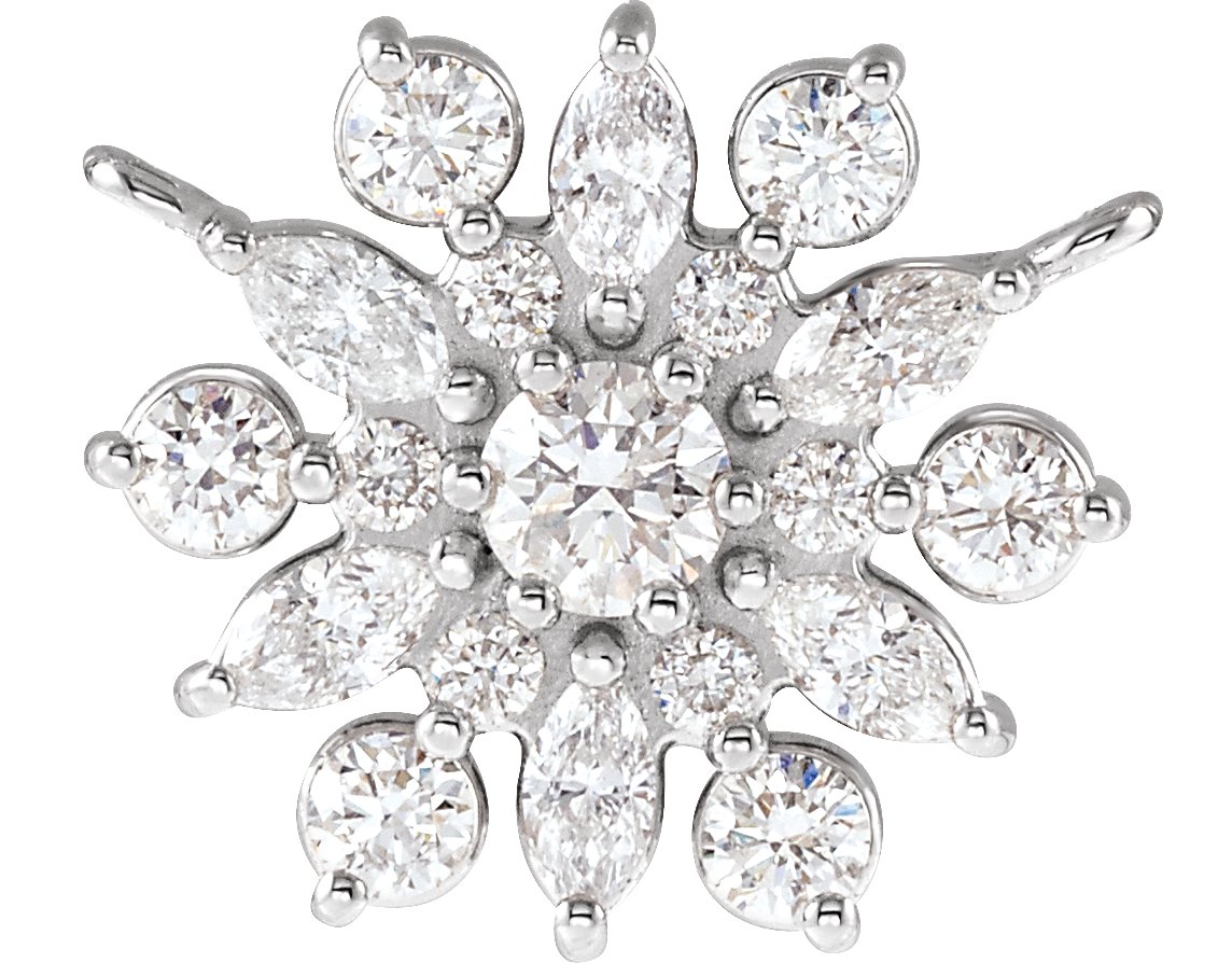 1/2 CTW Lab-Grown Diamond Necklace Center