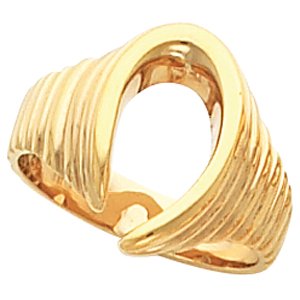 14K Yellow Freeform Remount Ring