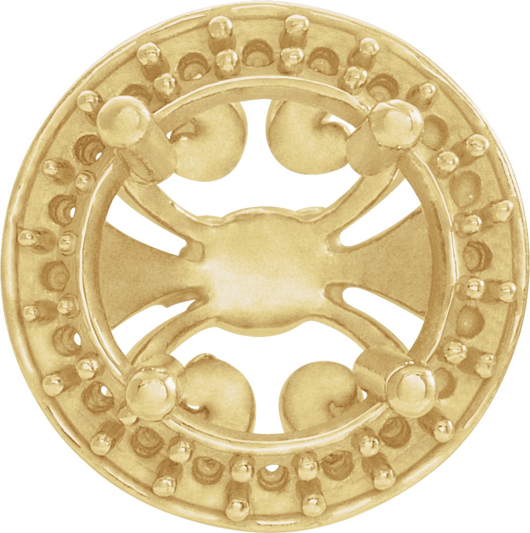 Round 4-Prong Halo-Style Peg Setting