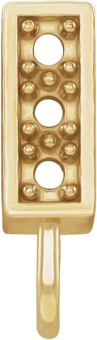 Three-Stone Earring Top Setting