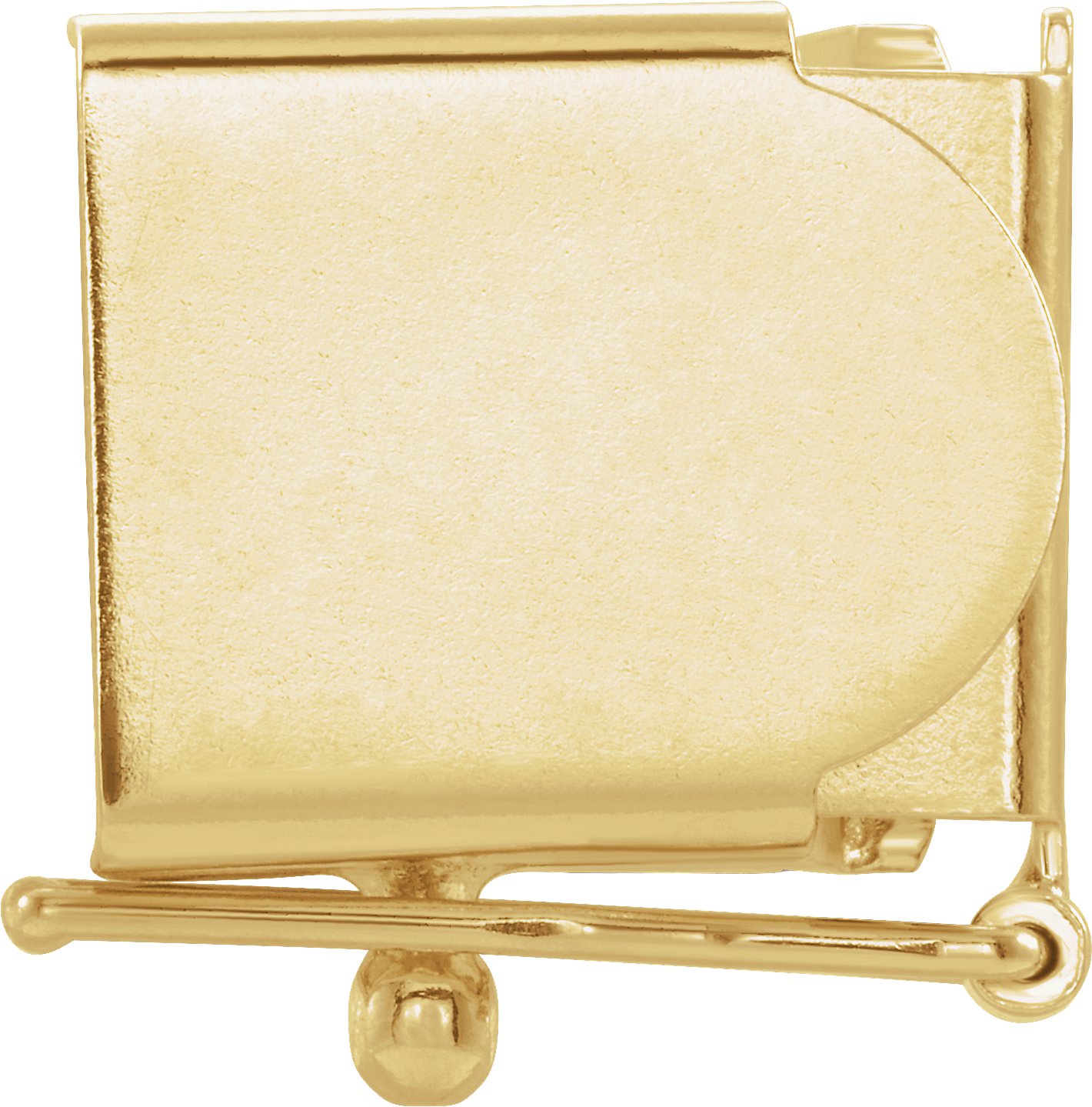 Hidden Box Clasp with Safety Catch