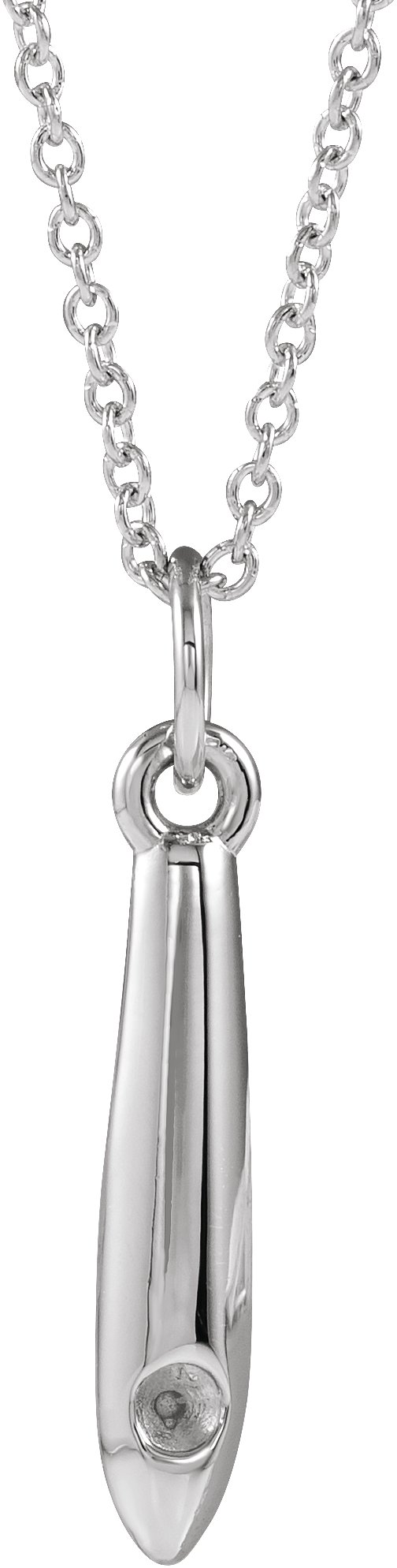 Accented Geometric Necklace or Pendant