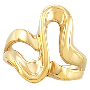 14K Yellow Freeform Ring