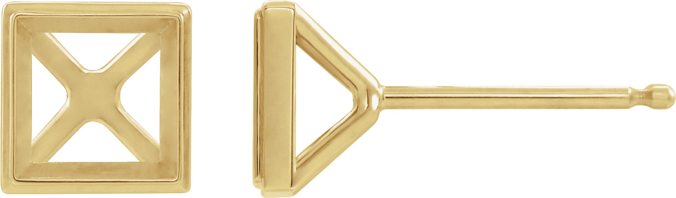 Bezel-Set Cocktail-Style Earrings