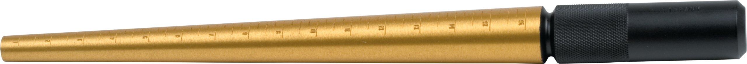 Aluminum Gold Anodized Ring Mandrel