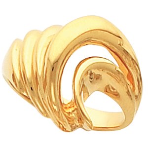 14K White Freeform Remount Ring