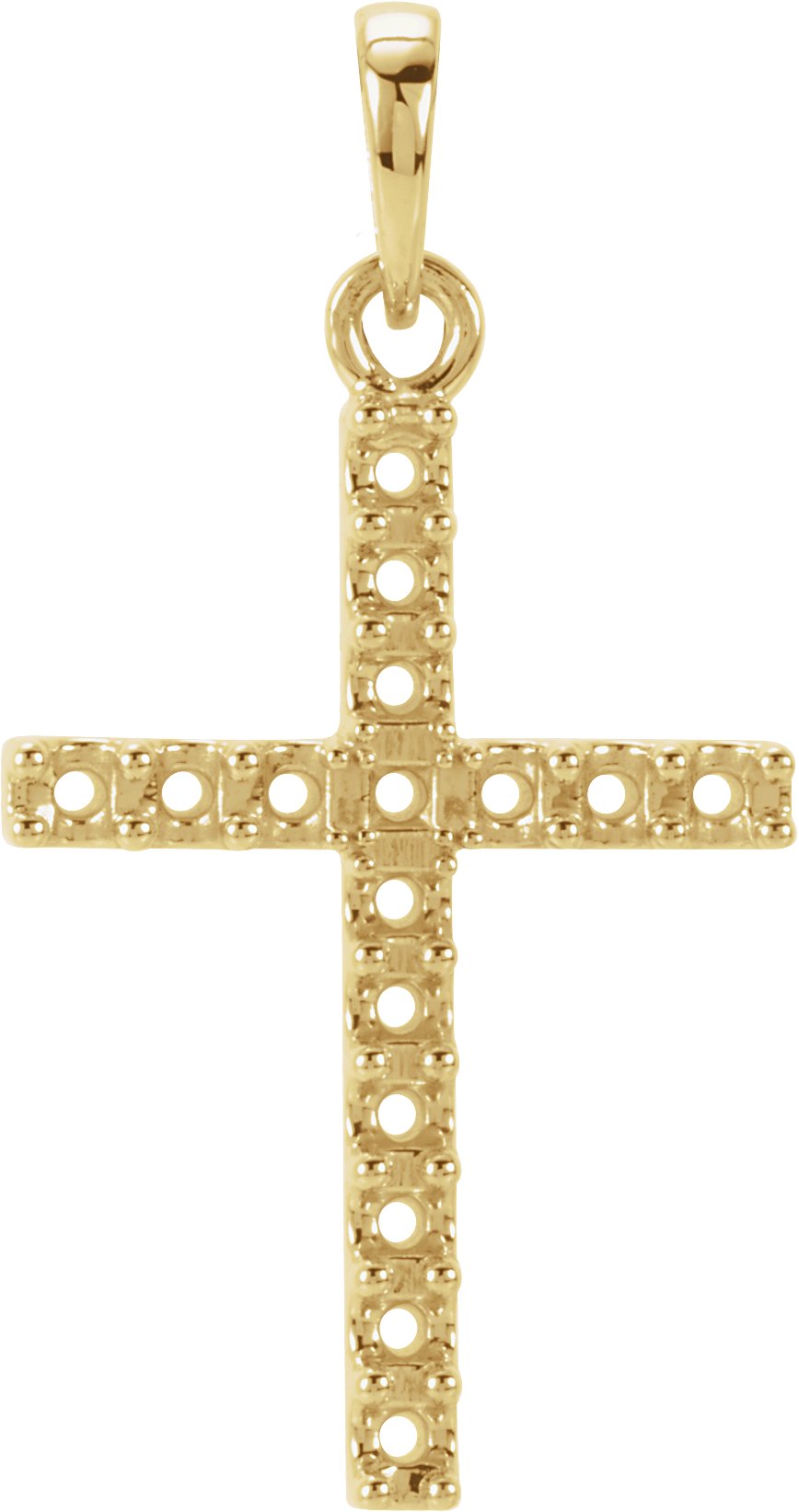 Accented Cross Necklace or Pendant