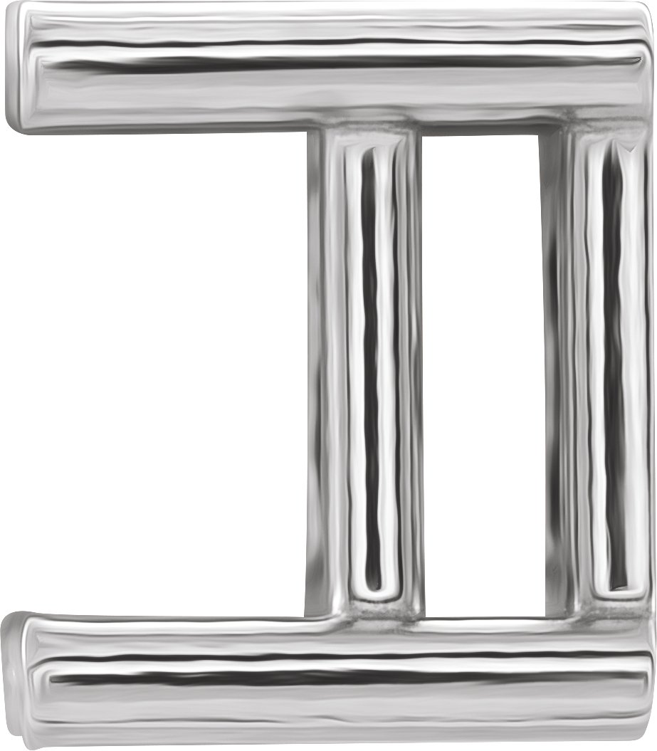 Square 4-Prong Earring Setting