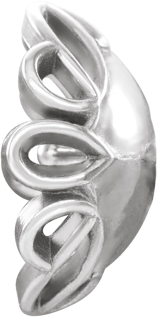 Pearl Earring Scroll Setting®