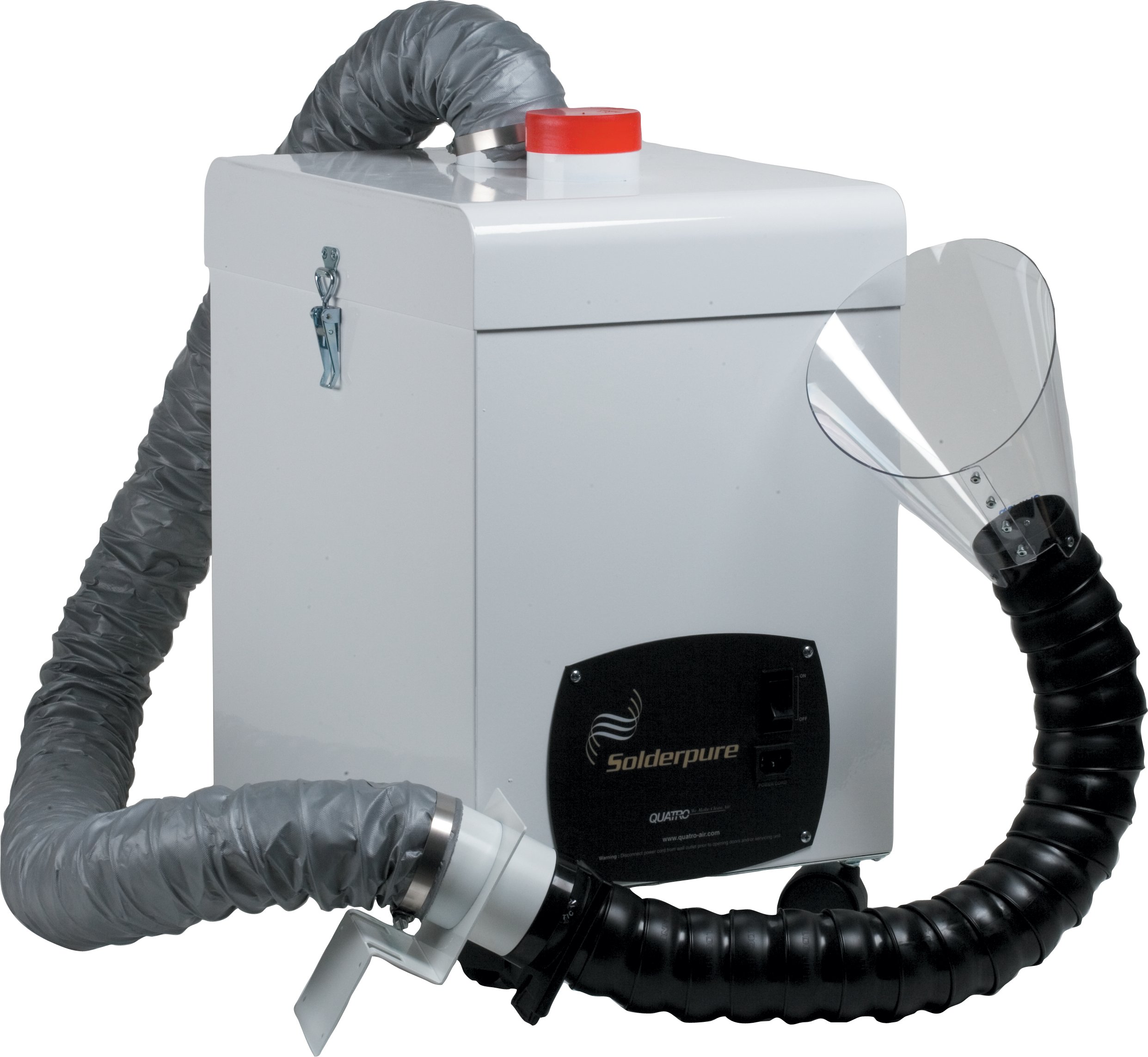 KINGSOM K7 Solder Fume Extractor, [Instant] Strong Suction Smoke Extractor, 5*Thick Pre-Filter H13 HEPA Soldering Fume Extractor, 99.97% Purification Smoke Absorber For DIY Desktop Soldering, Handcraf