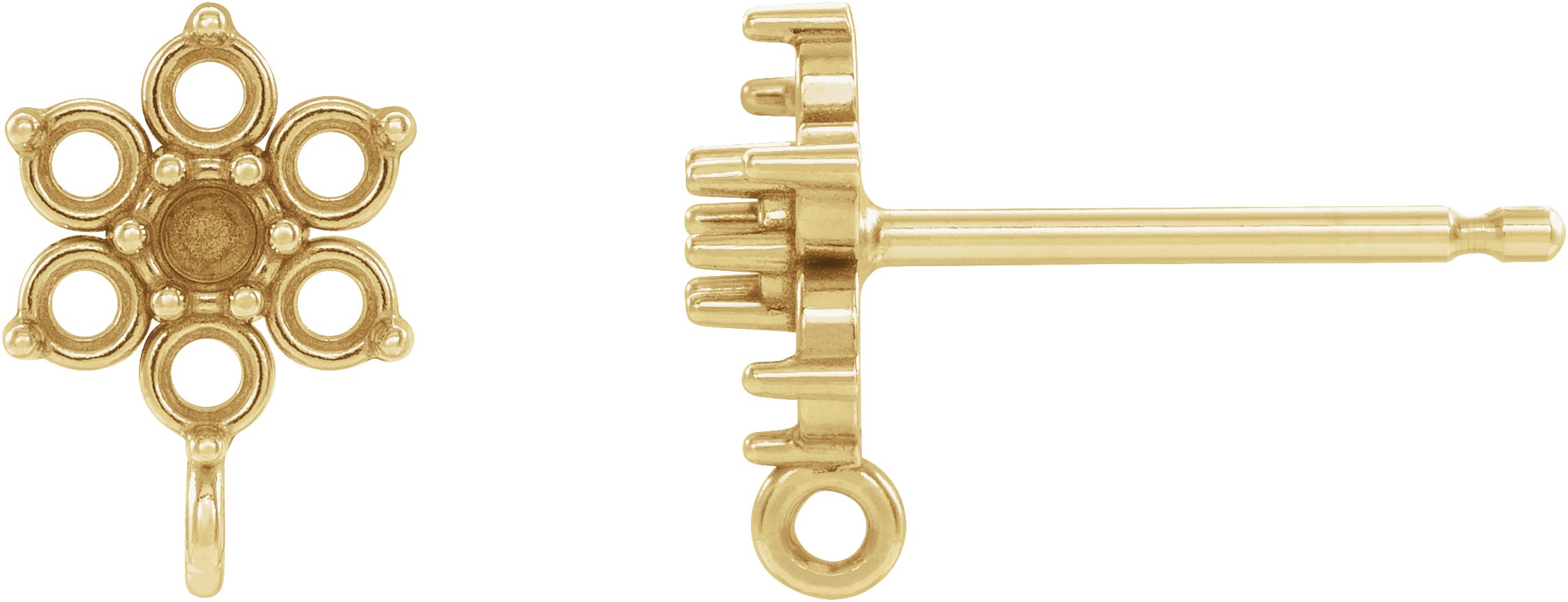 Cluster Earring Top