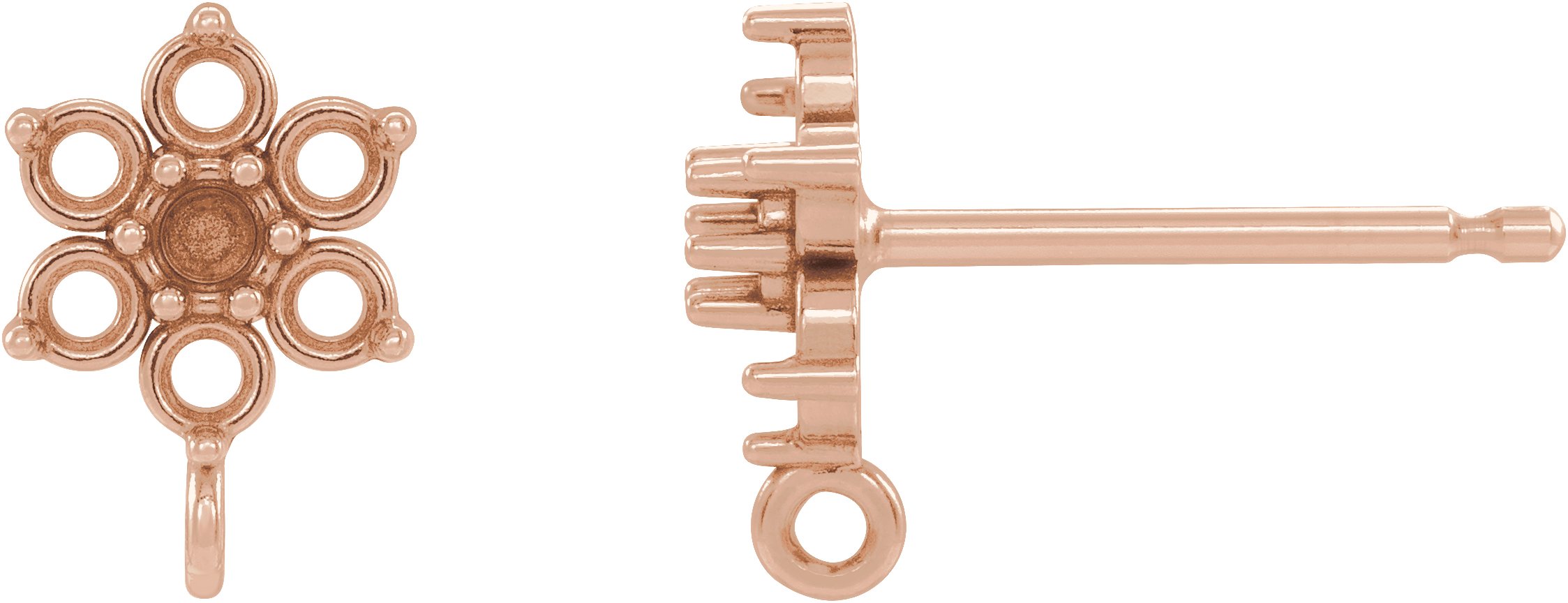 Cluster Earring Top
