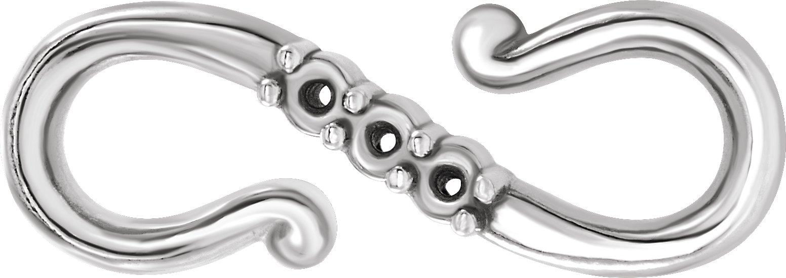 Accented S-Hook Clasp
