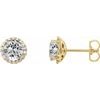 14K Yellow 1.33 CTW Diamond Earrings Ref 16635519