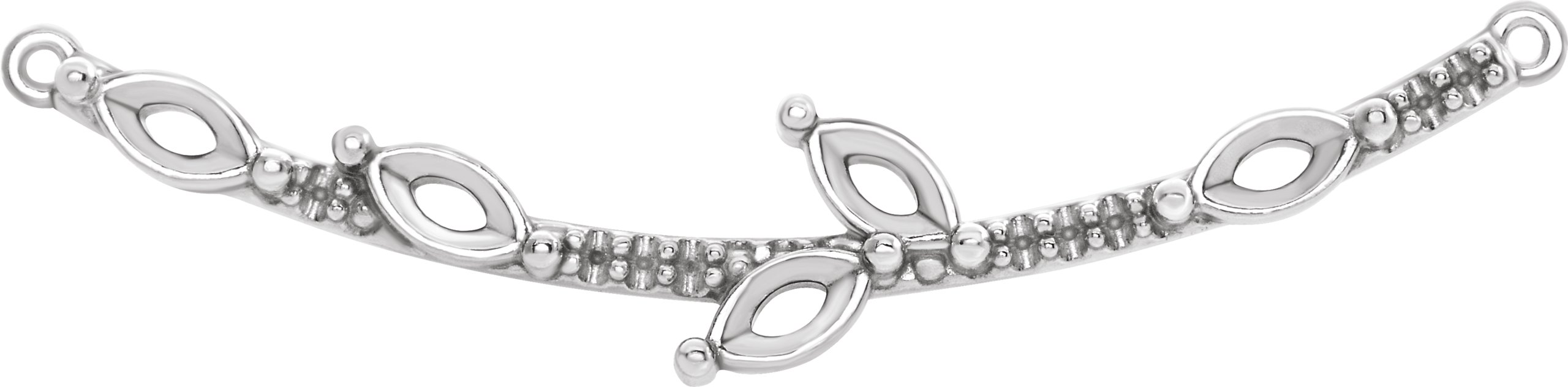 Family Curved Bar Necklace or Center