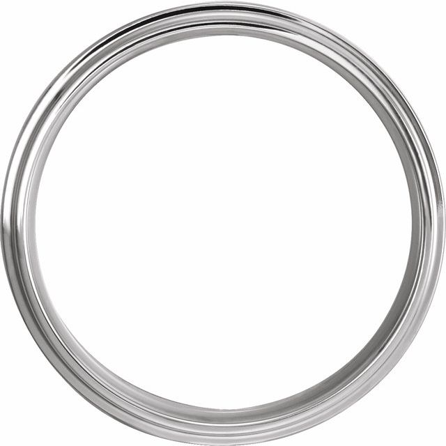 Continuum Sterling Silver 5 mm Flat Edge Band Size 6 