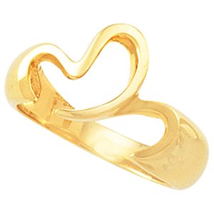 14K Yellow Freeform Ring