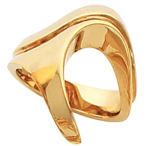 14K Yellow Freeform Remount Ring