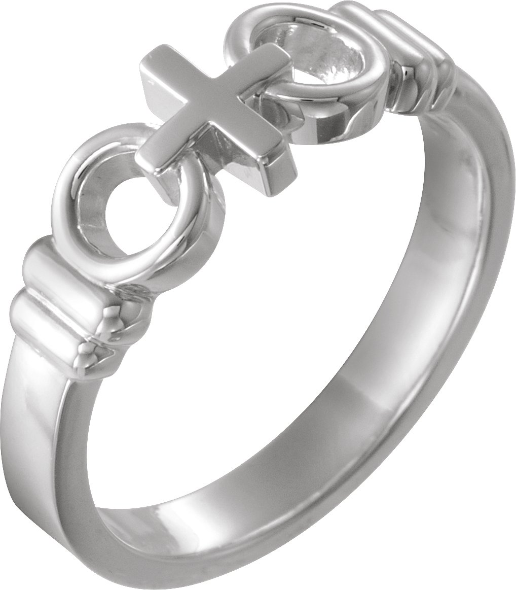 Sterling Silver Joined By Christ™ Ring Size 12