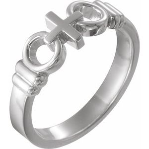 Sterling Silver Joined By Christ™ Ring Size 12