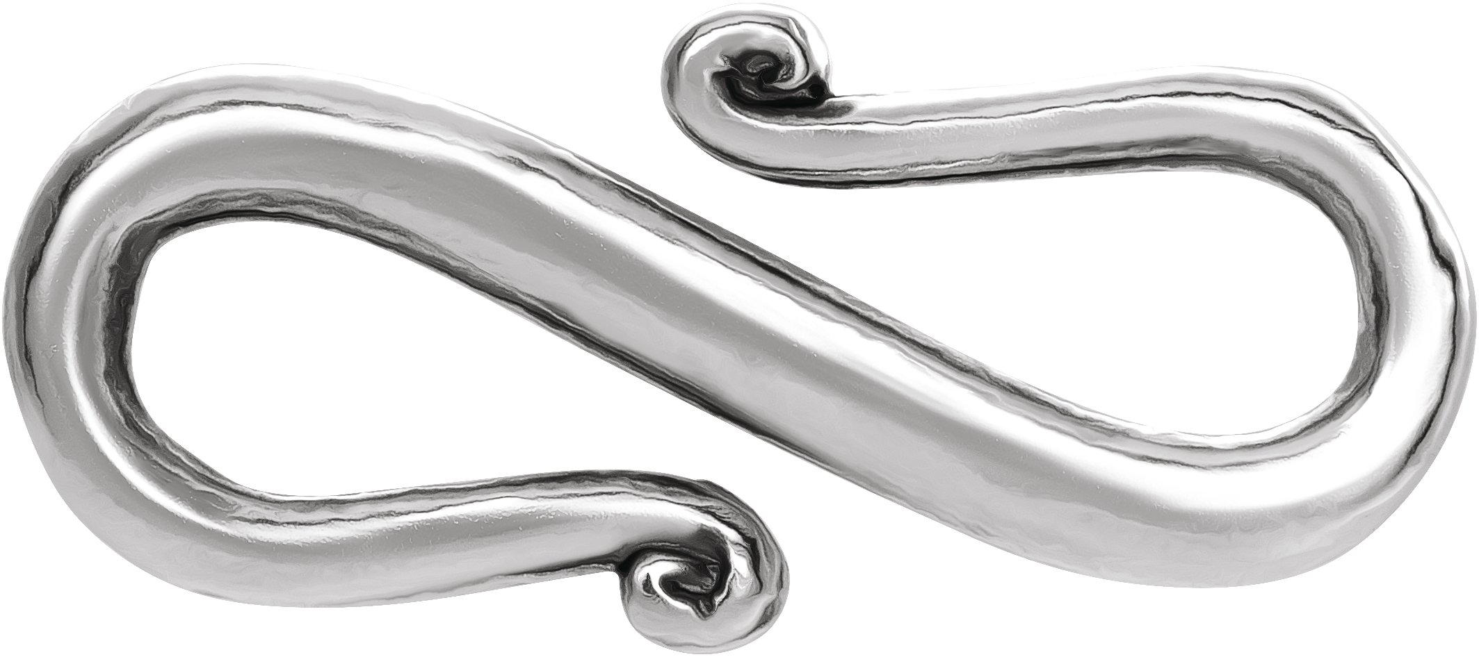 Sterling Silver 17.75x7.75 mm S-Hook Clasp