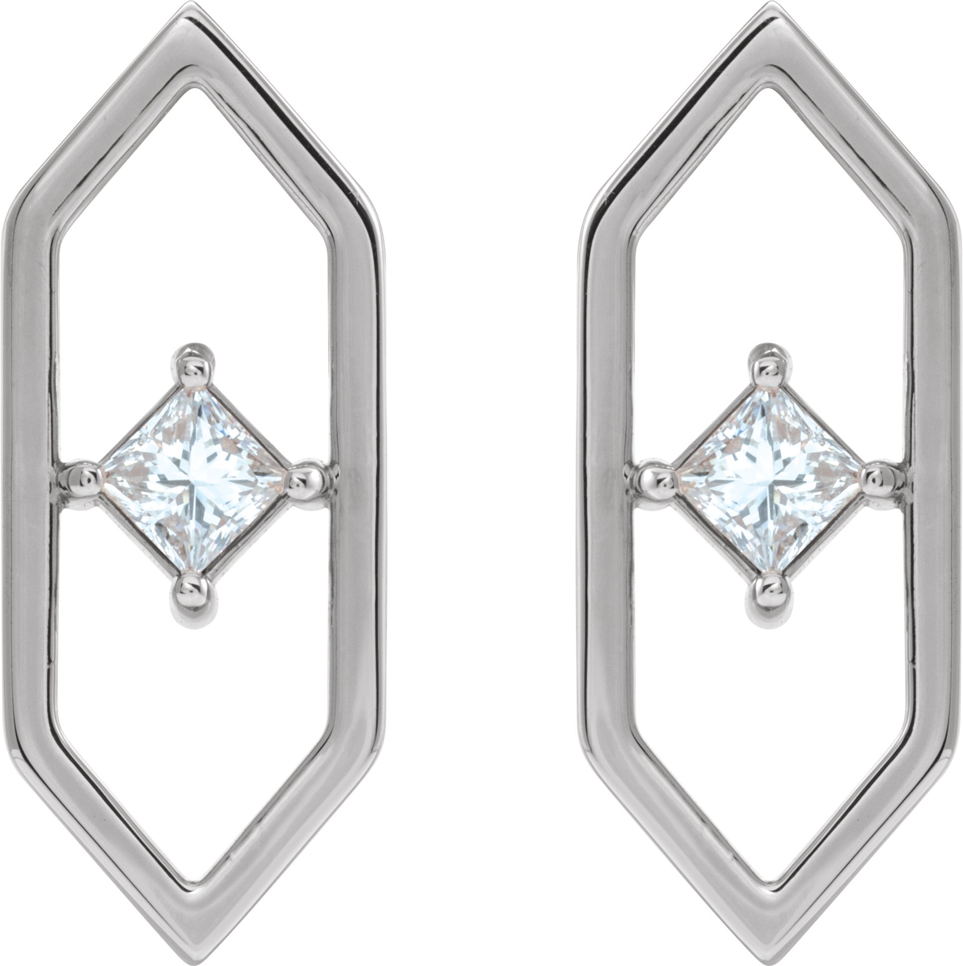 Alternative view of Geometric Earrings