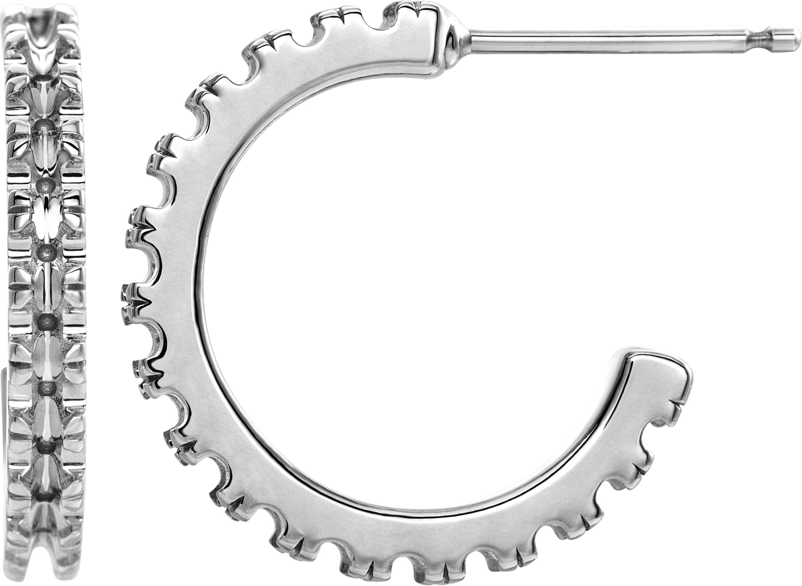 French-Set Hoop Earrings