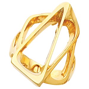 14K Yellow Freeform Ring