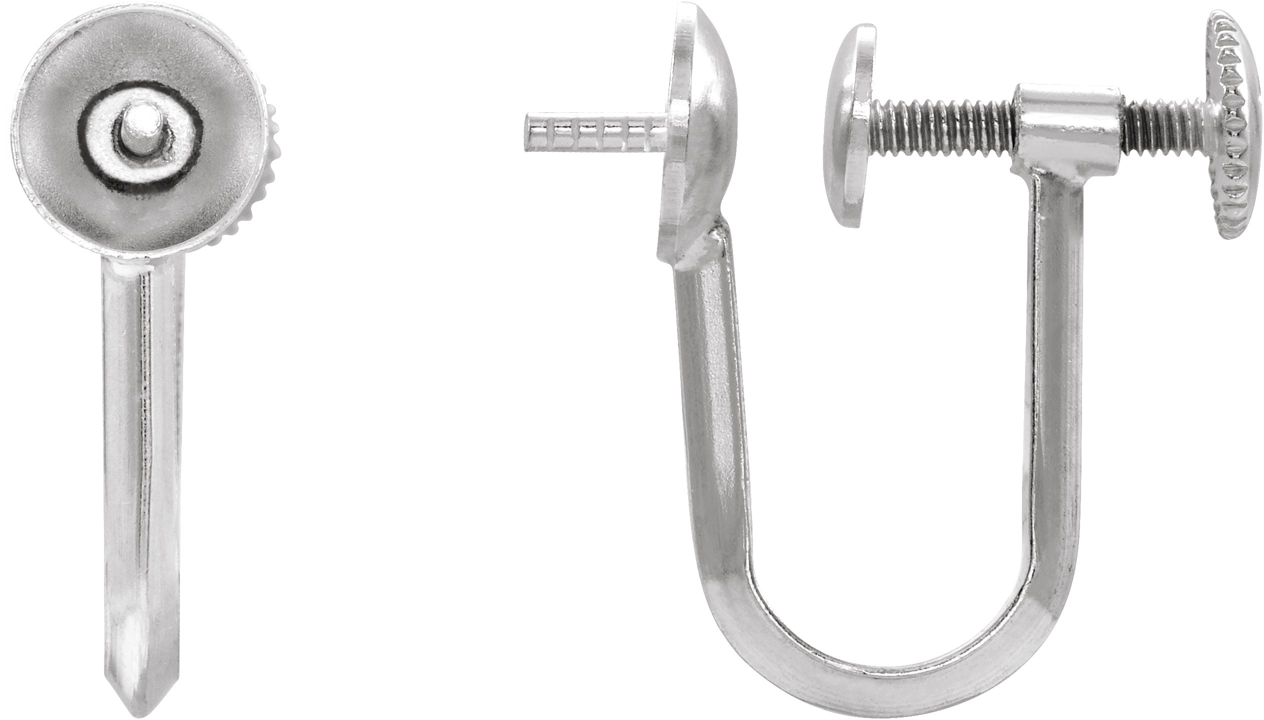 Pearl Screw-On Clip Back Earrings