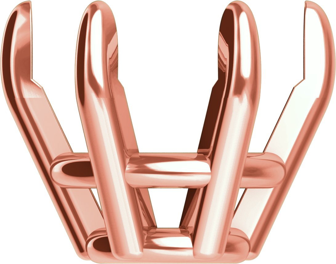 Pre-Notched Claw-Prong Basket Setting
