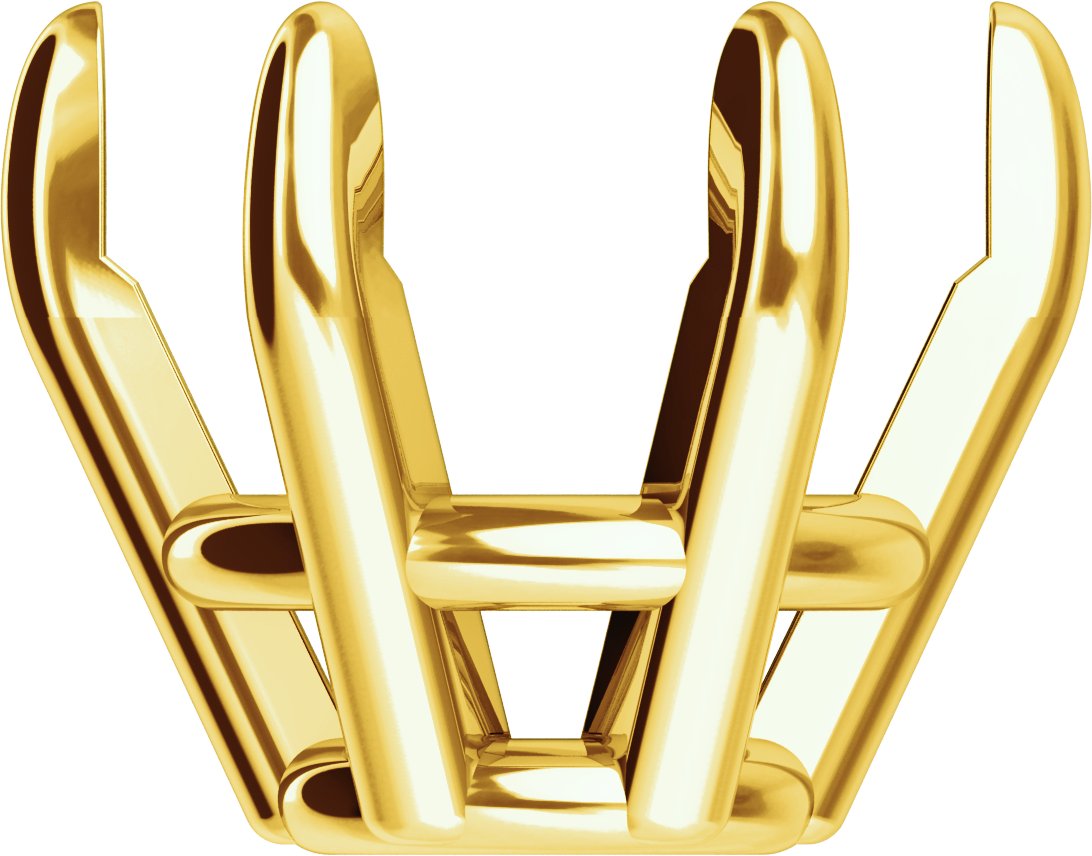 Pre-Notched Claw-Prong Basket Setting