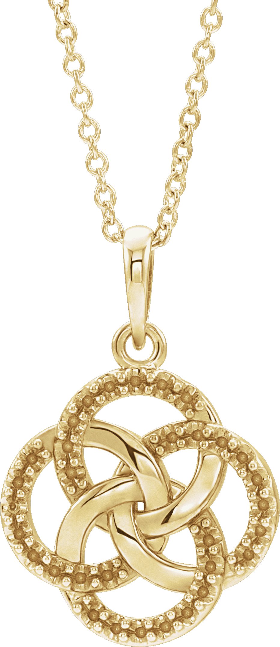 Five-Fold Celtic-Inspired Necklace or Pendant
